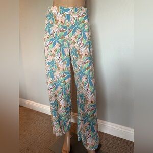 Roxy Green and Blue Wide Leg Jumpsuit